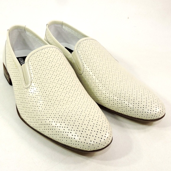 GOODMAN ?? MEN\'S OFF-WHITE SOFT LEATHER COMFORT SUMMER LOAFERS main image 8